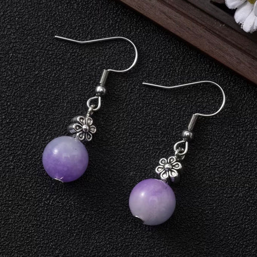 Cosmos & Clover Gemstone Dangles