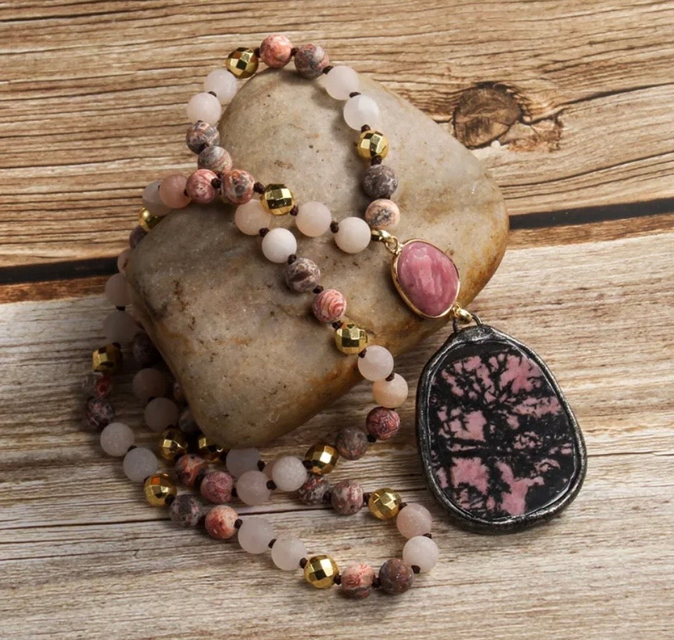 The Earth & Elements Mala Necklace