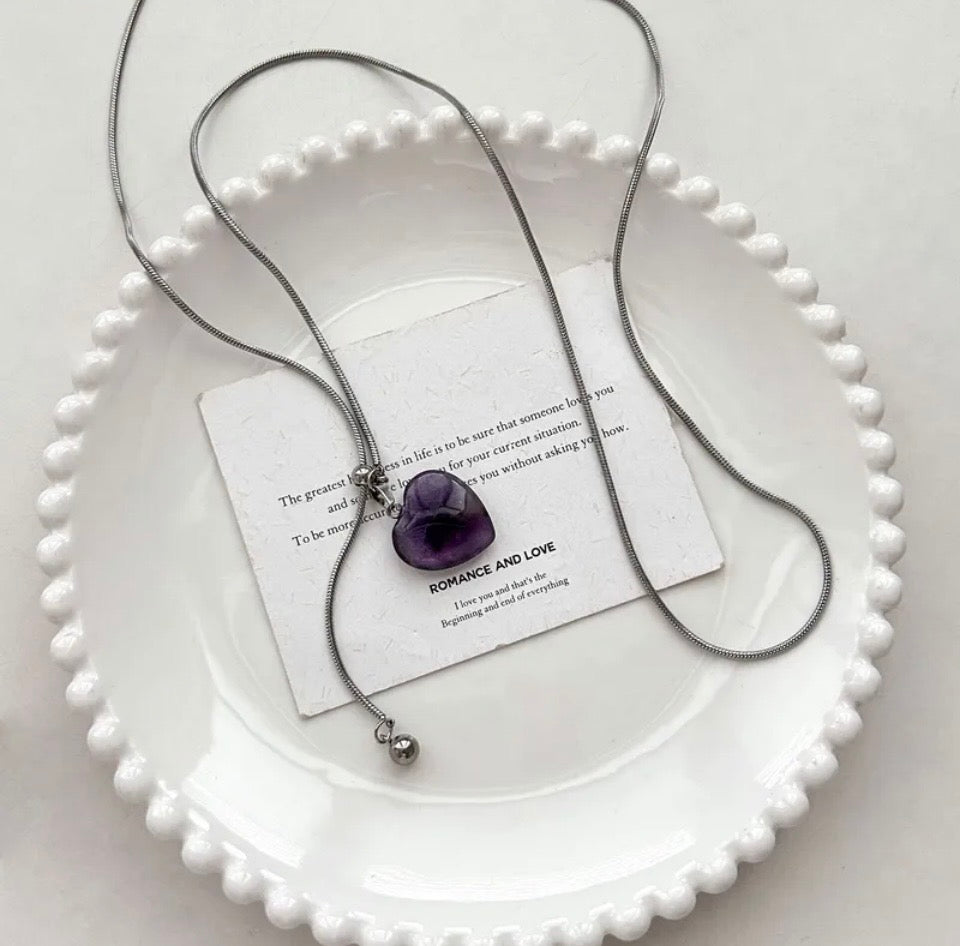 The Heart-to-Heart Adjustable Y-Necklace