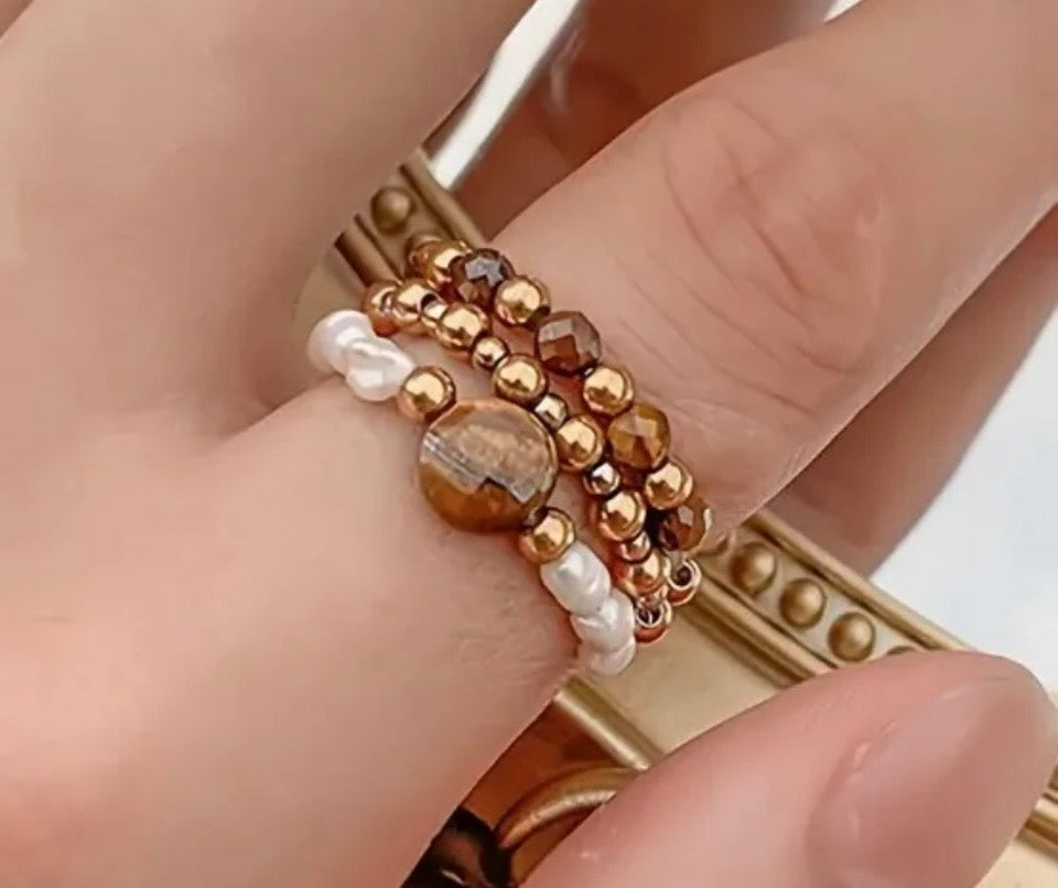 The Trinity Gem Ring Set