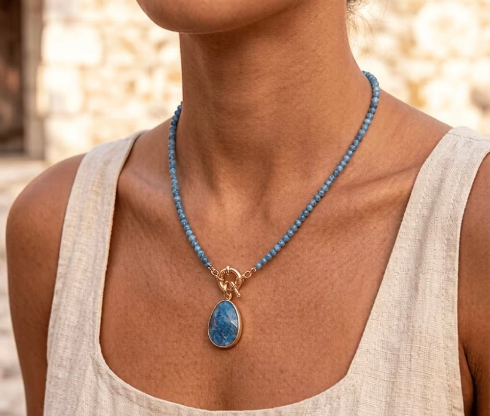 The Cerulean Tide Necklace