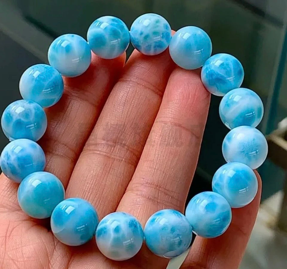 The Larimar Caribbean Wave Bracelet