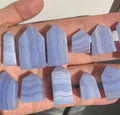 Small Blue Lace Agate Towers