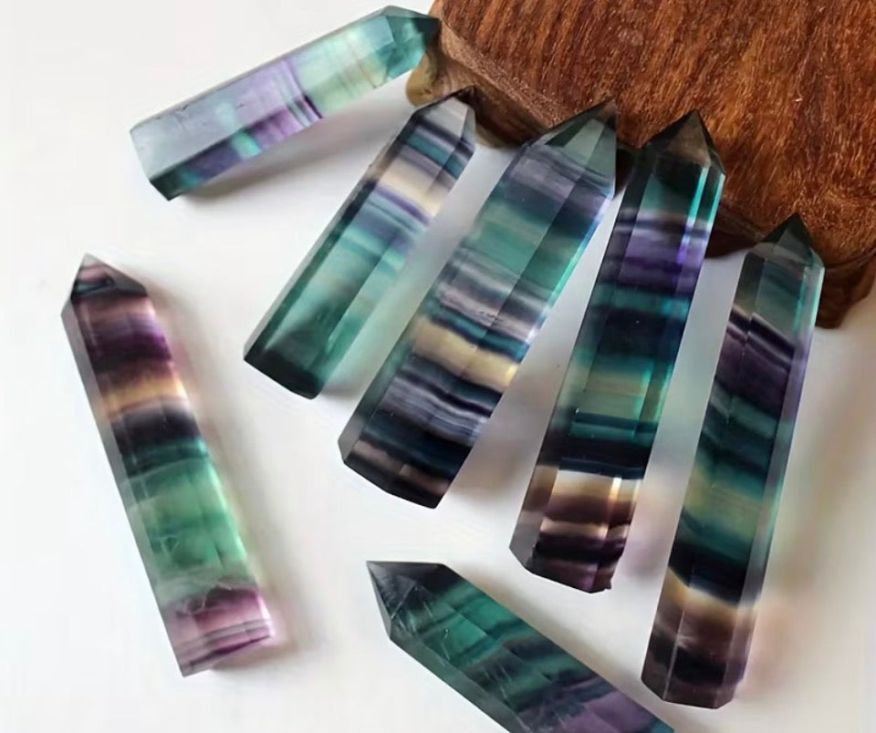 Cosmic Nebula Fluorite Point