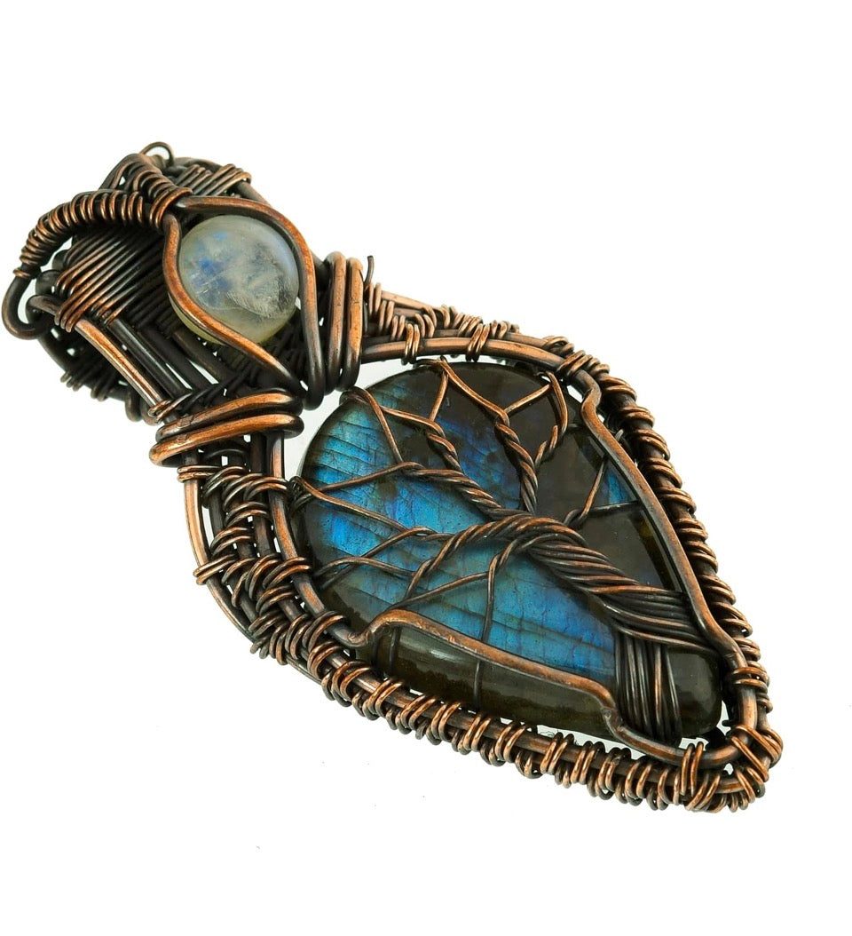 Celestial & Cosmic Wire-Wrapped Pendants