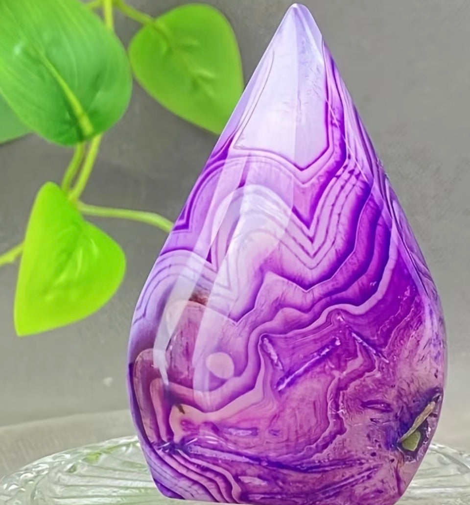 Magenta Banded Agate Flame (50g)