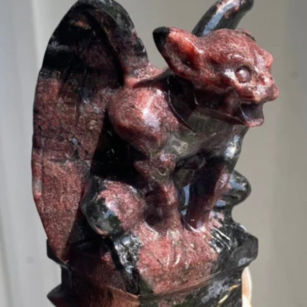 The "Gothic Guardian" Mystery Gargoyle Carving