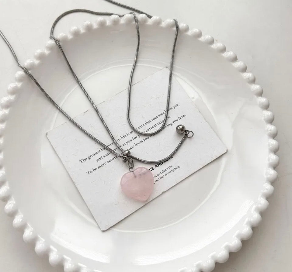 The Heart-to-Heart Adjustable Y-Necklace