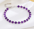 The Twilight Amethyst Sterling Filigree Link Bracelet