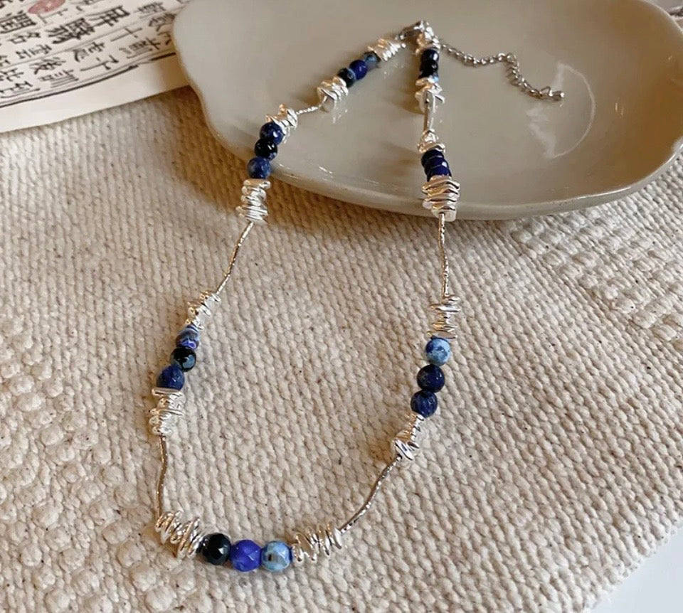 Midnight Mosaic Beaded Strand