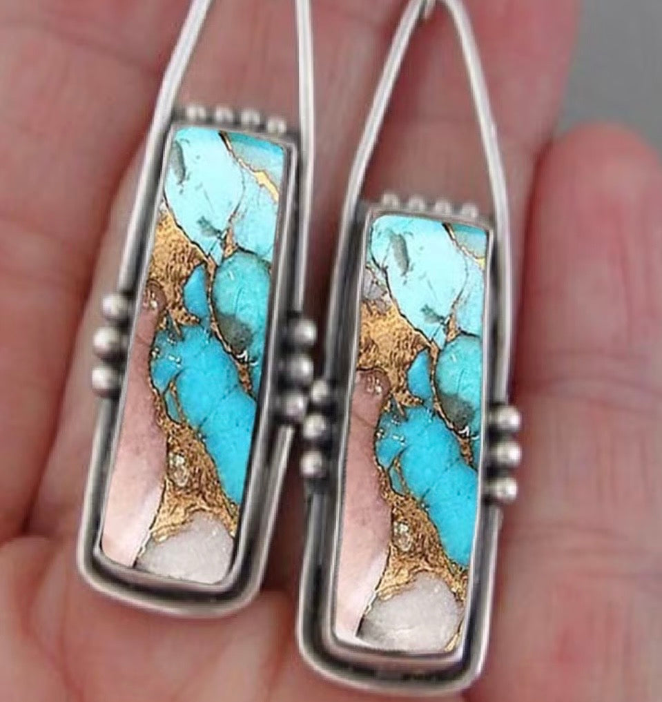 Kaleidoscope & Canyon Drop Earrings