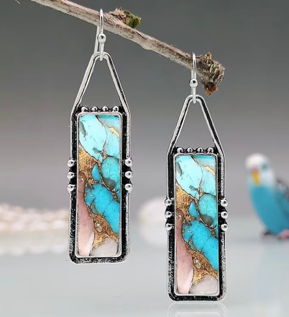 Kaleidoscope & Canyon Drop Earrings