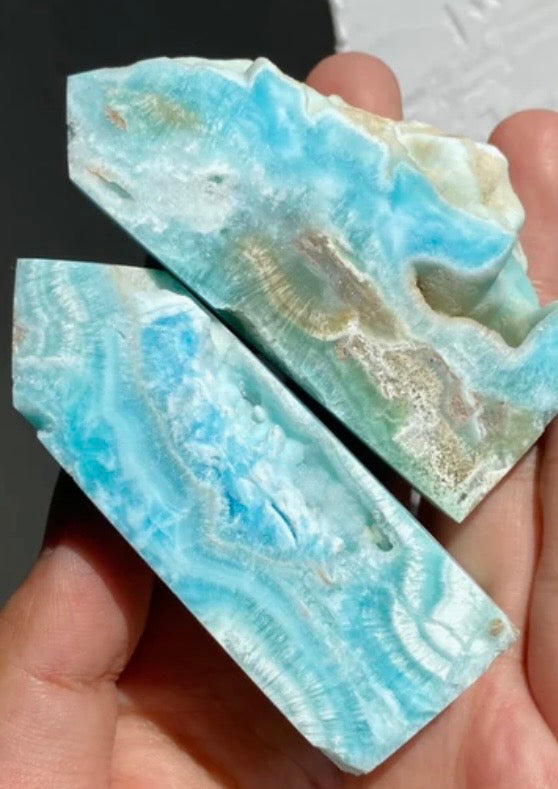Blue Hemimorphite Towers