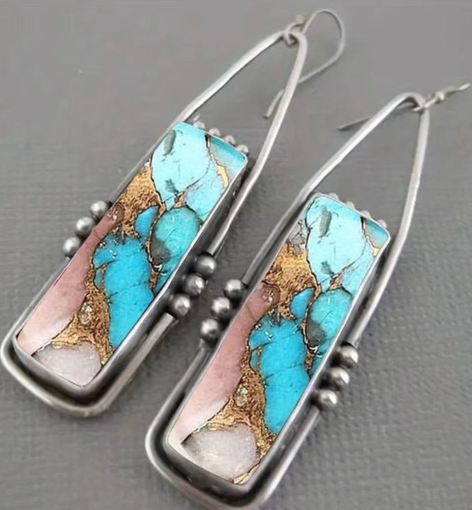 Kaleidoscope & Canyon Drop Earrings